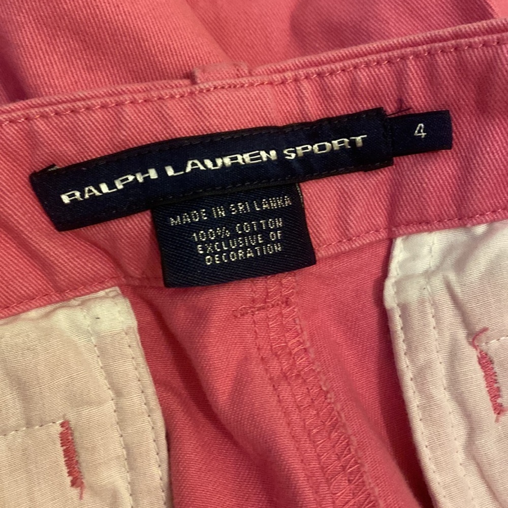 Ralph Lauren Pink Women's Bermudas. Size 4 - Picture 3 of 6